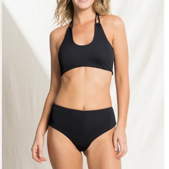 Maaji- NWT Black Sapphire Venus Mid Rise Bikini Bottom– sz.M - Picture 2 of 7